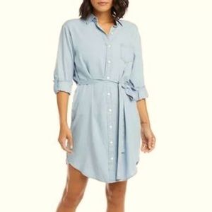 Light Chambray Denim Shirtdress